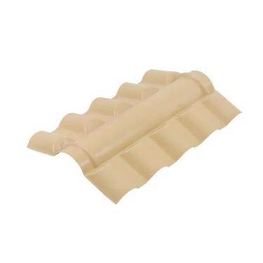 Imagem de Telha Cumeeira Colonial Central Marfim Precon