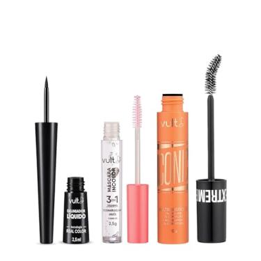 Imagem de Vult Combo Make: Máscara Incolor 3 em 1 Vult 2,5g + Máscara de Cílios Extreme Iconic 10g + Delineador Líquido Preto 2,5ml