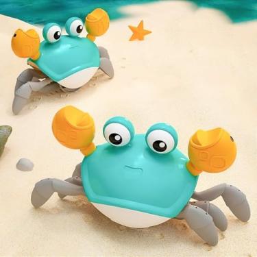 Imagem de Caranguejo Fujão Sensorial Infantil com Música e Luz – Brinquedo Educativo para Bebês, Tummy Time, Engatinhar e Desenvolvimento Motor