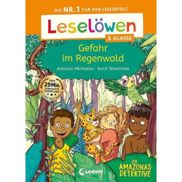 Imagem de Leselöwen 3. Klasse - Amazonas-Detektive: Gefahr im Regenwald: Die Nr. 1 für den Leseerfolg  ab 8 Jahren Capa dura – 16 agosto 2023 (Livraria Alemã)