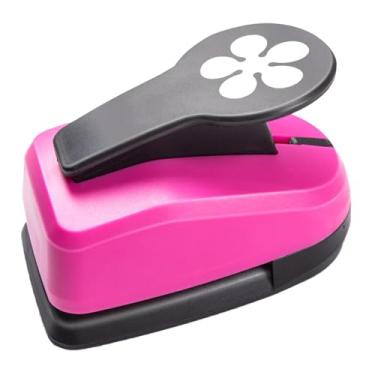 Imagem de KiBcsLic Furador de papel, furador de formas para crianças e adultos, de papel para scrapbook para artesanato com cartões, Flor