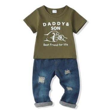 Imagem de Conjunto de roupas Renotemy 2T Summer para menino de 2 anos