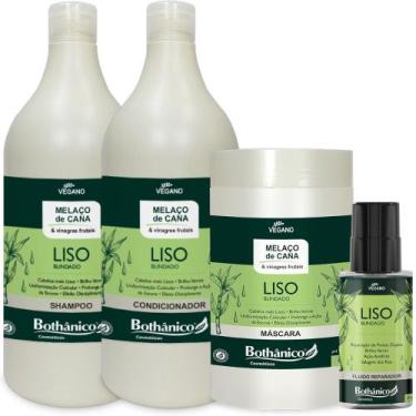 Imagem de Kit Melaço De Cana Shampoo + Condicionador 1L + Fluido 30ml + Máscara 