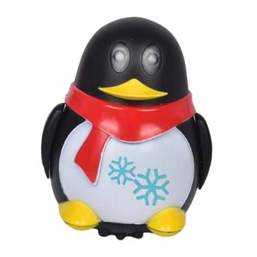 Imagem de Luwecf Pinguim robô fofo, sua caneta para desenhar, brinquedo interativo para presentes de festa e aniversário, Preto