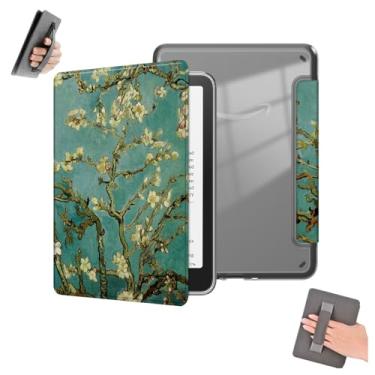 Imagem de GUKSRASO Capa para Kindle Paperwhite 12ª Geração 2024 (7", Modelo: SA568B) / Colorsoft Signature Edition - Capa Traseira de Acrílico Transparente Durável, Alça de Mão