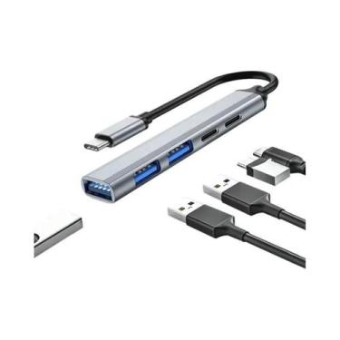 Imagem de Hub USB C PD De 65W Com 5 Portas, Adaptador Multi Splitter Para Xiaomi