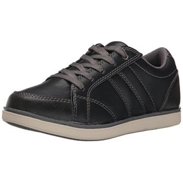 Imagem de Steve Madden Tênis de cano baixo Tommie (criança pequena/grande), Preto, 1 Little Kid