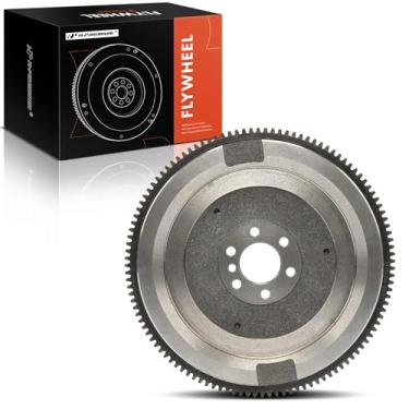 Imagem de A-Premium Volante de embreagem compatível com Fiat 500 2012-2017 1,4L, transmissão manual, 6 furos de parafuso, 116 dentes, substituição # 5106121AA