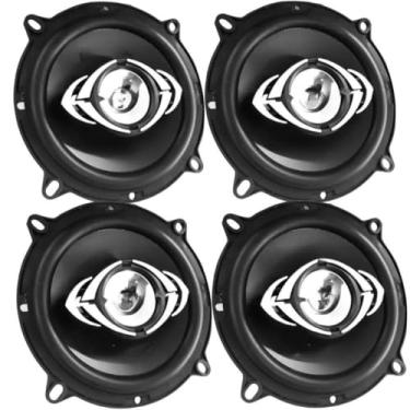 Imagem de Kit Som Automotivo Bluetooth Completo para Portas Dianteiras e Traseiras, Upgrade para Seu Auto Som(2 Pares 5 Polegadas)