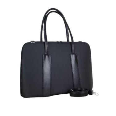 Imagem de Bolsa e Pasta para Notebook Feminina Executiva Grande Até 15.6 Polegadas (Prada Preto)