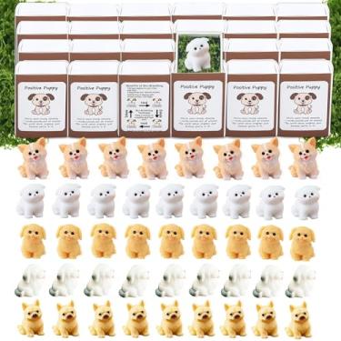 Imagem de 10 Set Positive Dog Gifts Bulk Employee Appreciation Gifts Box Breathing Gift Bulk for Coworker Team Back to Desk Pets Thank You Teacher Dog Ornaments with Cheer up Card Box
