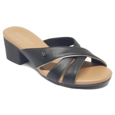 Imagem de Tamanco Usaflex Tiras Cruzadas AE3231 - Preto - 34