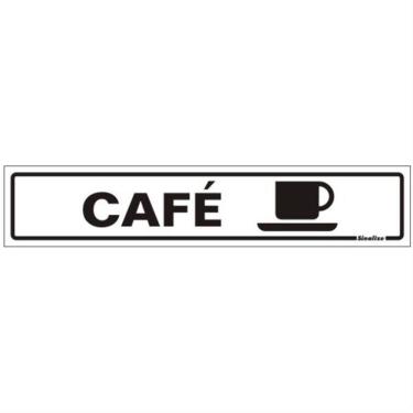 Imagem de Placa de Poliestireno Auto-Adesiva 5x25cm Café - 200 BR - SINALIZE
