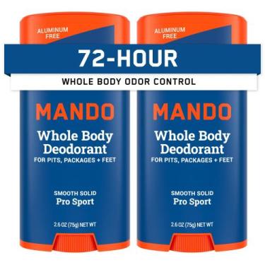 Imagem de Desodorante Mando Whole Body para Homens - 72h de Proteção - Kit com 2