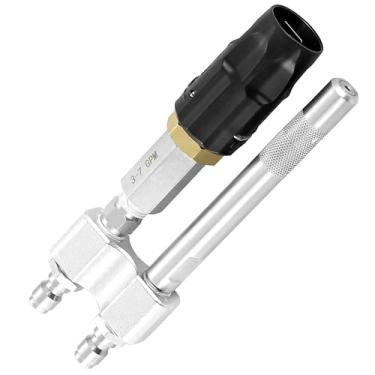 Imagem de TasuoX Bocal giratório M5 para lavadora de alta pressão - Ponta ajustável de tiro de longo alcance com conexão rápida de 1/10.2 cm, bocal de sabão de alto alcance de 3-7 GPM para lavagem suave e