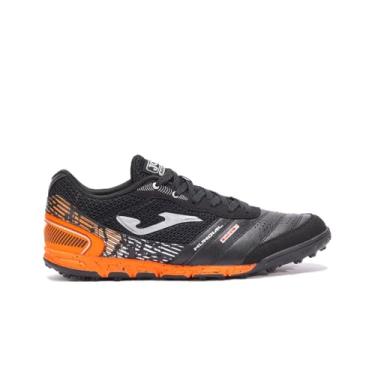 Imagem de Chuteira de Society Joma Top Flex Preto/Coral Tamanho 40