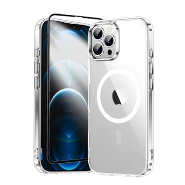 Imagem de Capa Capinha Case Magnética Carregamento por Indução E Película de Vidro 3d Para iPhone (iPhone 12 Pro Max)