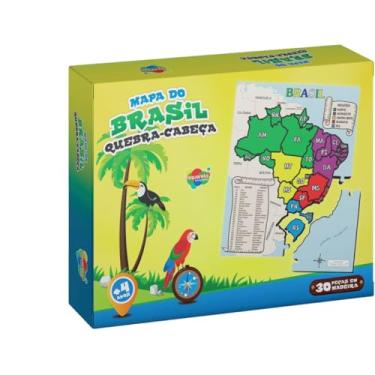 Imagem de Mapa Do Brasil 30Pcs