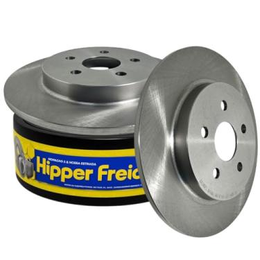 Imagem de Par de Discos de Freio Traseiro HF504A Compatível com Corolla 1.8 2.0 2009 a 2019 Sólido 5 Furos