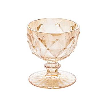Imagem de CJ 6 TAÇAS VIDRO P/VINHO DOTS ÂMBAR 245ml