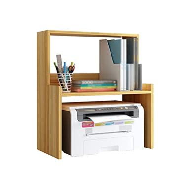 Imagem de SUNESA Suporte de impressão, suporte de impressora, suporte de cópia, rack de armazenamento, prateleira de arquivos, estante de livros, casa, escritório, cozinha, mesa de impressora de 51 cm de altura