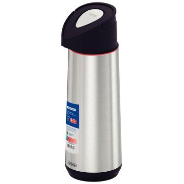 Imagem de Garrafa Térmica Tramontina Exata em Aço Inox com Ampola de Vidro 1,8 L 61641180
