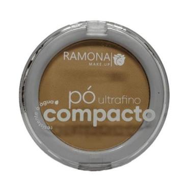 Imagem de Pó Compacto Cor 03 Bege Médio 10gr - Ramona Make Up