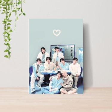 Imagem de Quadro Decorativo Kpop Stray Kids A4  Placa MDF 014 - Lomi Art