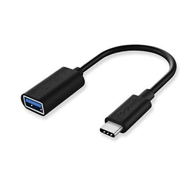 Imagem de MaGeek USB-C 3.0 OTG Cabo USB Tipo-C para USB 3.0 Adaptador fêmea compatível com MacBook Pro, Samsung S10, S9, Note 8, A50, Huawei P20 Pro, OnePlus5T e mais, Preto, 1 Pc