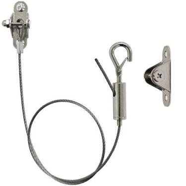 Imagem de Cabide de imagem Oeckuxiy ajustável, 6 conjuntos de cabo de 100 cm