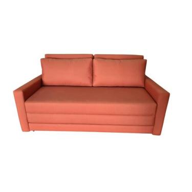 Imagem de Sofá Cama Casal Tecido Acquablock Impermeável 180cm - 4R Estofados, Fe