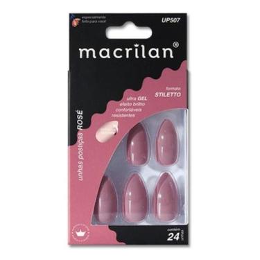 Imagem de Unhas Postiças Stiletto Rose UP507 - Macrilan