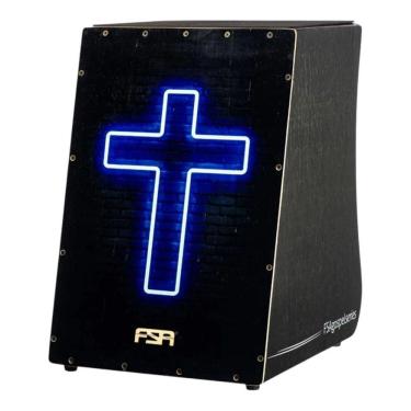 Imagem de Fg1518 Gospel Cruz Neon