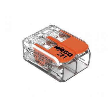 Imagem de Conector Emenda Wago 2P 41A 221-612 C/3Pcs