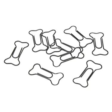 Imagem de 45 peças de clipes de papel em forma de osso de cachorro, caderno leve, organizador de documentos, clipes de marcador, clipes de papel decorativos para documentos, papel de desenho