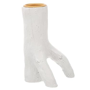 Imagem de Castiçal decorativo de resina rústica elegante castiçal de casamento para mesa centro de mesa exclusivo suporte de vela decoração de casa e eventos especiais