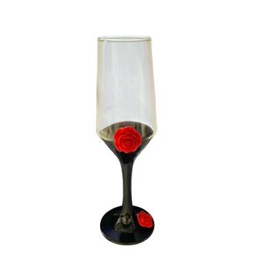 Imagem de Taça Pomba Gira Luxo Rosa Vrm Decorativa Champagne 186ml