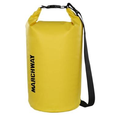 Imagem de Mochila seca MARCHWAY Impermeável Flutuante 20L Amarela