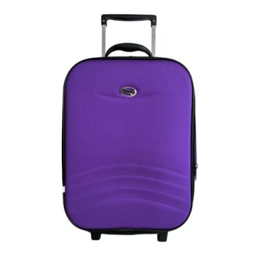 Imagem de Mala de Bordo 10Kg Forrada e Resistente (Roxo)