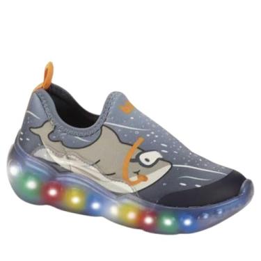 Imagem de Tênis Infantil de Luz Bibi Roller Celebration 3.0 Azul de Tu