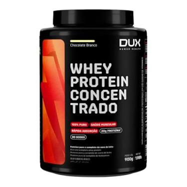Imagem de Whey Protein Concentrado 900g Sabor Chocolate Branco Dux Nutrition