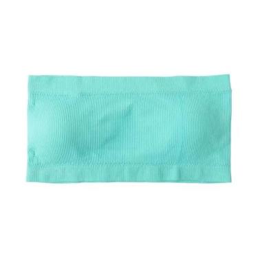 Imagem de Sutiã Bandeau Sem Alças E Sem Costura M-XL, Top Cropped Sem Arame Com 