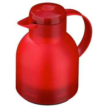 Imagem de Garrafa Térmica De 1 Litro Quick Press Samba Emsa Vermelha