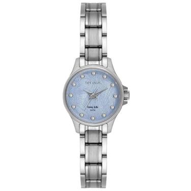 Imagem de Relógio Seculus Feminino Ref: 77330l0svna3 Clássico Aço Prateado