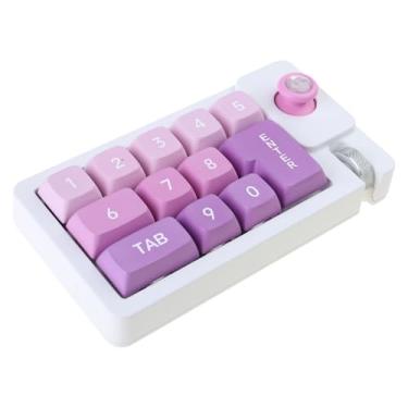 Imagem de CHENZILIN K810 Teclado pequeno 12 teclas Hot Swappable personalizável teclado mecânico para jogos macro e joystick