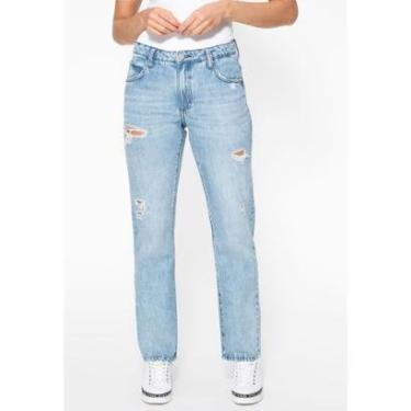 Imagem de Calça Jeans Guess Slouchy Azul-Feminino