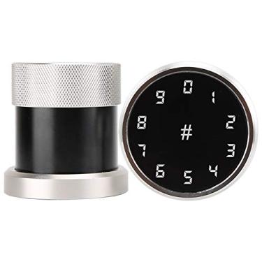 Imagem de Fechadura inteligente 4 em 1 fechadura de entrada sem chave fechadura de porta grafite fechadura inteligente com teclado controle de aplicativo cartão IC chave mecânica para apartamento familiar