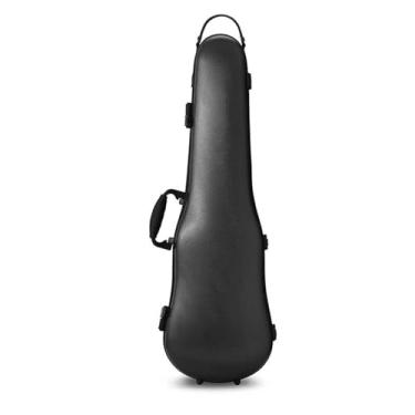 Imagem de Estojo Para Violino Composto PC Resistente E Durável Moda 4/4-3/4 Tamanho Ajustável Com Fechadura Com Chave Estojo para instrumento de violino(Black)