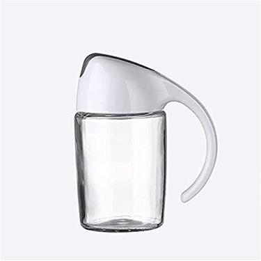 Imagem de Garrafa dispensadora de azeite de oliva, dispensador de azeite de oliva, dispensador de vinagre e óleo de vidro superior com bicos de derramamento Moderno Abertura ampla Garrafa de tempero de vinagre