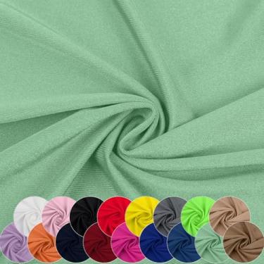 Imagem de Tecido de nylon elastano, 80% nylon, 20% elastano, tecido de lycra, roupa de banho, tecido esportivo elástico em 4 direções, dança, ioga (Boho, 2 jardas)